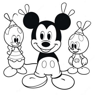 Mickey Mouse Clubhouse Party Coloring Page 37264-29819