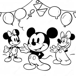 Mickey Mouse Clubhouse Party Coloring Page 37264-29820