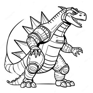 Mechagodzilla Coloring Page 3726-3027