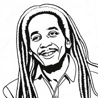 Bob Marley Coloring Pages