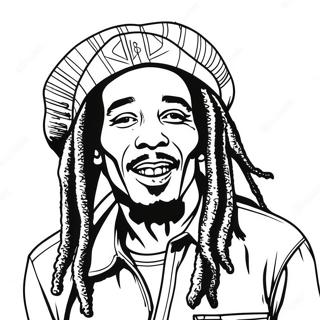 Bob Marley Coloring Page 37273-29823