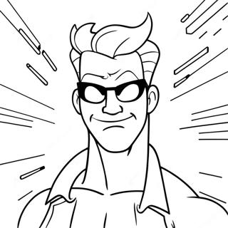 Johnny Bravo Coloring Page 37293-29842