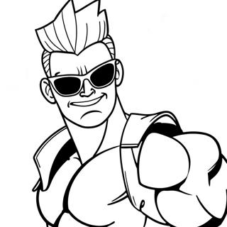 Johnny Bravo Coloring Page 37293-29843