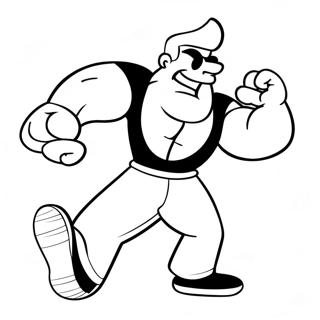 Johnny Bravo Coloring Pages