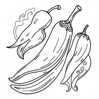 Chili Pepper Coloring Page 37303-29846