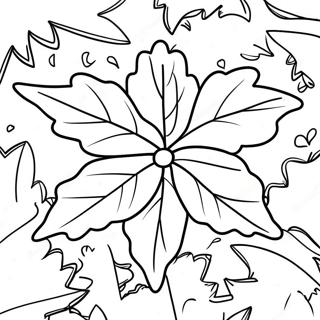 Holly Leaf Coloring Page 37313-29853