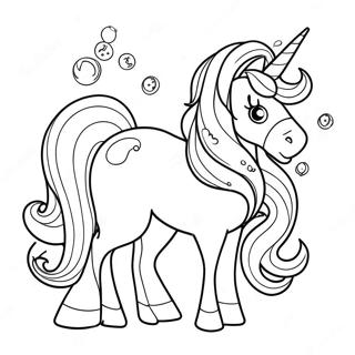 Sparkly Unicorn Lol Coloring Page 37324-29867