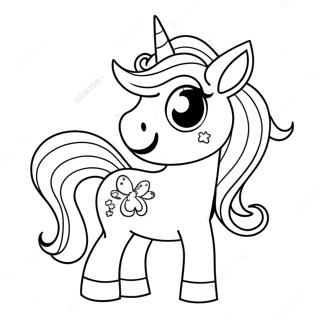 Sparkly Unicorn Lol Coloring Page 37324-29868