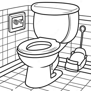 Toilet Bound Coloring Page 37343-29882