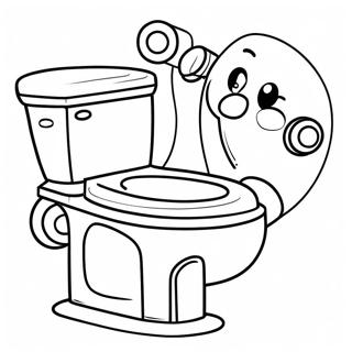 Toilet Bound Characters Coloring Page 37344-29878