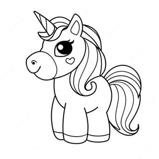 Sparkly Unicorn Lol Pets Coloring Page 37374-29909