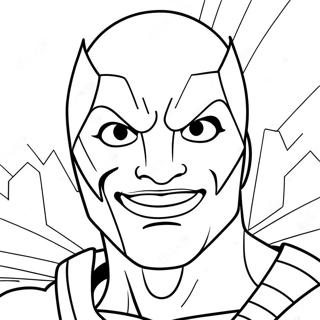 Colorful Comic Book Character Coloring Page 3737-3024