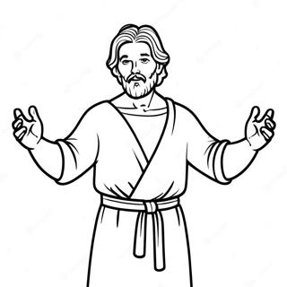 Prodigal Son With Open Arms Coloring Page 37384-29916