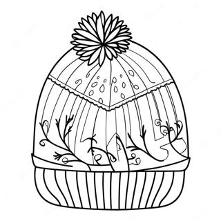 Winter Hat Coloring Page 37413-29933