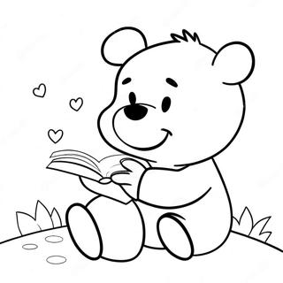 Winnie The Pooh Valentine S Day Coloring Page 37423-29940