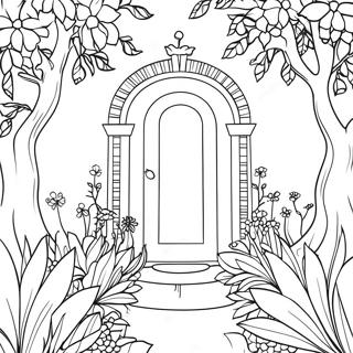 Secret Garden Coloring Pages