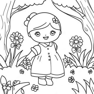 Secret Garden Coloring Page 37453-29962