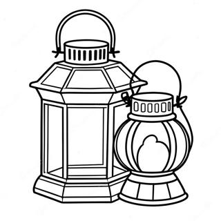 Lantern Coloring Page 37503-30006