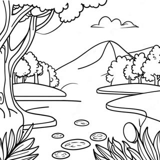 Calming Nature Scenes Coloring Page 37514-30022