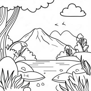 Calming Nature Scenes Coloring Page 37514-30024