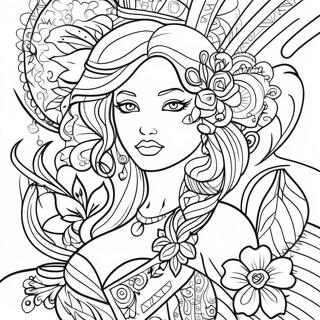 American Traditional Tattoo Coloring Pages