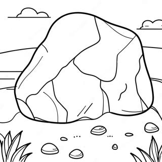 Rock Coloring Pages