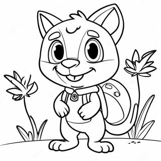 Swiper With Colorful Backpack Coloring Page 37584-30071