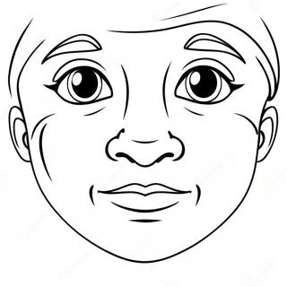 Nose Coloring Page For Kids 37593-30075