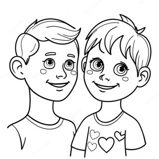 I Love My Brother Coloring Page 37613-30096