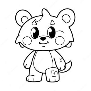 Gloomy Bear Coloring Pages