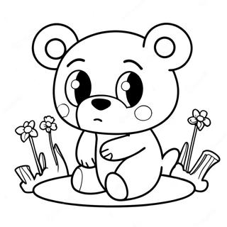 Gloomy Bear Coloring Page 37633-30122