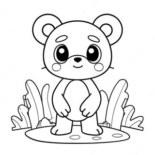 Gloomy Bear Coloring Page 37633-30124