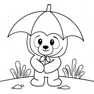 Gloomy Bear Coloring Pages