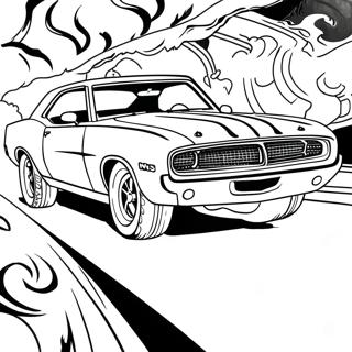 Muscle Car Coloring Page 3766-3046