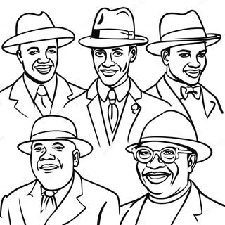 Harlem Renaissance Historical Figures Coloring Page 37693-30155