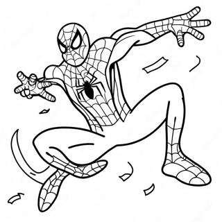 Spiderman Happy Birthday Coloring Page 37703-30167