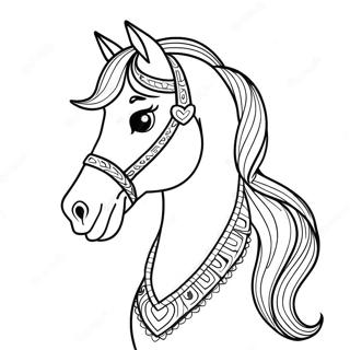 Arabian Horse Coloring Pages