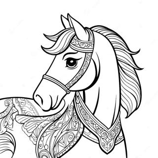 Arabian Horse Coloring Page 37753-30207