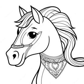 Arabian Horse Coloring Page 37753-30208