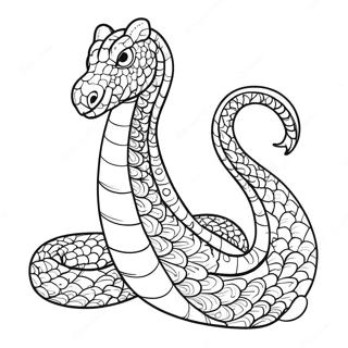 Majestic Sea Serpent Coloring Page 37774-30224