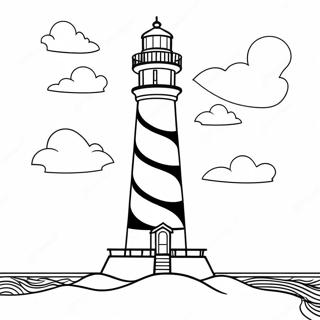 Outer Banks Lighthouse Coloring Page 3777-3053