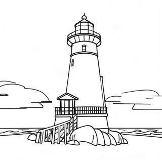 Outer Banks Lighthouse Coloring Page 3777-3055