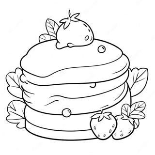 Delicious Strawberry Shortcake With Cherry Jam Coloring Page 37784-30234