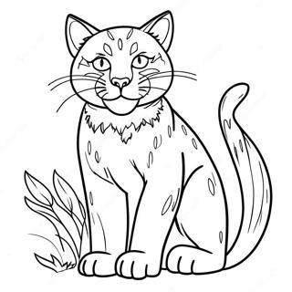 Wildcat Coloring Page 37793-30240