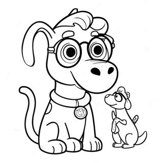 Mr Peabody With Sherman Coloring Page 37804-30246