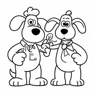 Wallace And Gromit Coloring Page 37813-30258