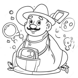 Wallace In His Invention Coloring Page 37814-30256