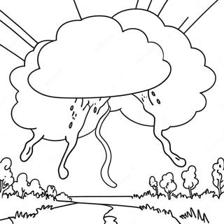 Thunder Coloring Pages