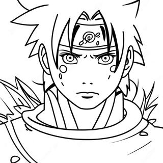 Sasuke With Sharingan Coloring Page 3787-3074