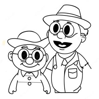 Burt And Ernie Coloring Pages